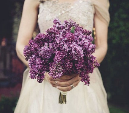 lilacs bridal bouquet e1305933889133 Pin It Flowers Lilac Colors Purple